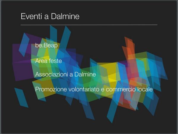 Parliamo di eventi a Dalmine: dovremmo usare di più l'area feste #opendalmine http://t.co/IC3IzJRyZK
